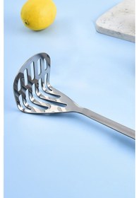 Resim Çelik Pratik Patates Muz Havuç Turp Kabak Sebze Ezici Püre Yapıcı Cin968 Gri 