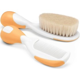 Resim Chicco 00006569000000 0 Ay+ Fırça ve Tarak Seti Turuncu 