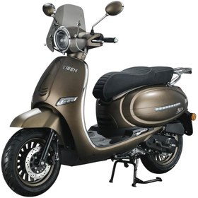 Resim Yiben Palermo Kahverengi 50cc Benzinli Scooter 