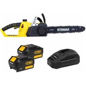 Resim Rtrmax RTX1891 X-Lion Kömürsüz 36V 4Ah Çift Akülü Zincirli Testere 