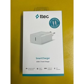 Resim Ttec 2SCS22BL Ttec Smartcharger Pd 20W Seyahat Hızlı Şarj Aleti+Usb-C - Lightning 150CM Kablo Beyaz 