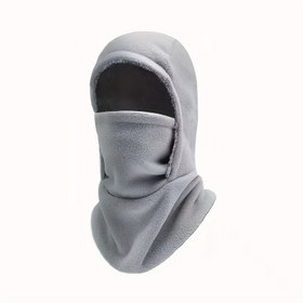 Resim Büyütülmüş Polyester Fiber, Boyun Isıtma ve Kulak Koruması Özellikli Kışlık Rüzgar Geçirmez Yüz Maskesi, Bisiklet, Koşu, Kayak, Balık Tutma için Başörtüsü, Makinede Yıkanabilir Unisex Siyah, Açık Hava Aktiviteleri için İdeal, 28 Festival Hediyesi Cadılar Bayramı Şükran Günü için Uygundur 