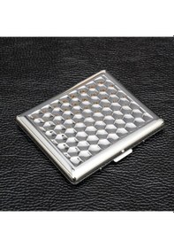 Resim Giftbox Petek Desen Metal Sigara Tabakası 