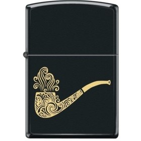 Resim Zippo Pipe Laser Dizayn Pipo Çakmağı 