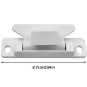 Resim Sunshine011 Beyaz Rv Mobilya Donanımı Mandal, Dolap Çekmece Kilidi Karavan Kapı Sürgüsü 