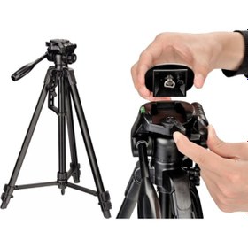 Resim Canon 70D Fotoğraf Makinesi Için 157Cm Tripod 3 Kg Taşıma 