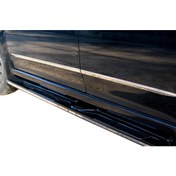 Resim Isuzu D-Max 1 Yan Kapı Çıtası 4 Parça Paslanmaz Çelik Geniş 2003-2011 Modeller 