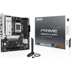 Resim Asus Prıme B850M-A Wıfı DDR5 8000MT/S Am5 Matx Anakart 