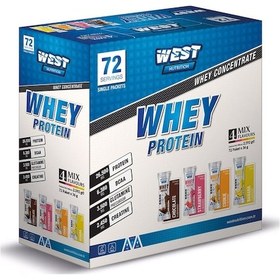 Resim West Nutrition Whey Protein Tozu 72 Şase +Hediyeli 