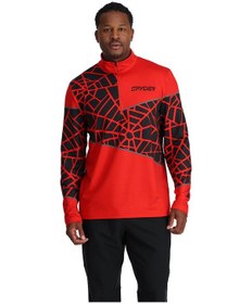 Resim Spyder Spyder Vital 12 Zip Erkek Kırmızı İçlik Üst 22417 