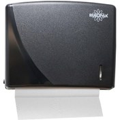 Resim Rulopak Modern Z Katlama Kağıt Havlu Dispenseri 200'lü Siyah 