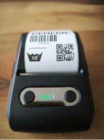 Resim ilkatech Bluetooth Taşınabilir Termal Etiket Yazıcı 58MM 