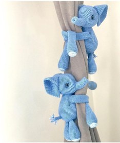 Resim Amigurumi Perde Tutucu Filler 