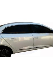 Resim Alfa Otomotiv Renault Megane 4 2016 - Renault Megan 4 Hb Cam Çevre 12 Parça Paslanmaz Krom 