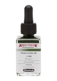 Resim Schmincke Aero Color Airbrush Mürekkep 28 Ml. 503 Olive Green 