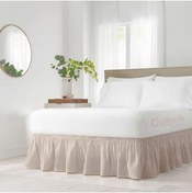 Resim Gelincik Çeyiz Baza Fırfırı, Baza Eteği, Çift Kişilik 42x800 