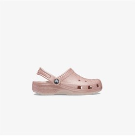 Resim Crocs Classic Glitter K Çocuk Pembe Terlik Düz 206993 PEMBE 