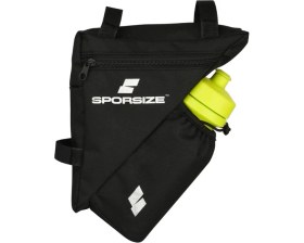 Resim Sporsize Siyah Bisiklet Kadro Arası Matara Hazneli Su Geçirmez Çanta - Suluk Fiyata Dahil Değildir. 