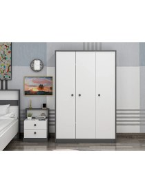 Resim İnarch Dizayn Life Genç Odası Takım Beyaz Antrasit 