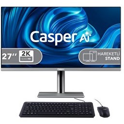 Resim Casper Nirvana A870.255H-BF00X-V-G Intel Core Ultra 7-255H 16GB RAM 1TB NVMe SSD Freedos AIO 