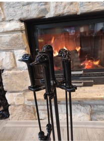 Resim Şömine Maşa Takımı N11.1929 