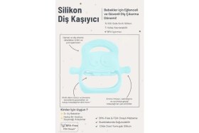 Resim Tp Buğz Mavi Bebek Silikon Diş Kaşıyıcı 