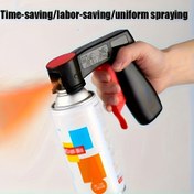 Resim Yüksek Dayanımlı Reçine Malzemeli ve Yükseltilmiş Tokalı Ayarlanabilir Yardımcı Sprey Boyama Ekipmanı, Araba Boyaması, Duvar Boyaması, Metal, Mobilya, Grafiti vb. İçin Rahat Tutuşlu Ergonomik Tasarım, Düzgün Kaplama, Elektriksiz, Zamandan Tasarruf Sağlayan & Kolay Kullanım | Pratik Taşıma | Kendin Yap Spreyleme Aracı 