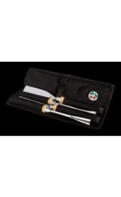 Resim Kirschen Two Cherries Ahşap Oyma Temel Set Ilave Aletler Seti 4 Parça Rulo Bez Çantalı 