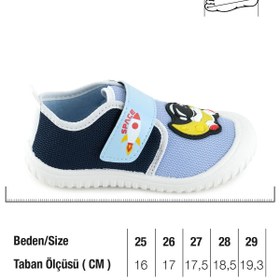 Resim GEZER Yazlık Erkek Çocuk PVC Taban Cırt Cırtlı Ayarlanabilir Keten Günlük Ayakkabı 