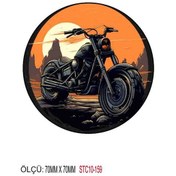 Resim Motorsiklet Otomobil Sticker 2 Adet 155 