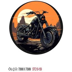 Resim Motorsiklet Otomobil Sticker 2 Adet 155 