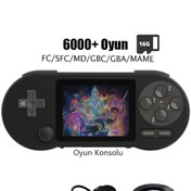 Resim Soylu elektronik DATA FROG SF2000 Retro Oyun Konsolu 6000 Oyun 3inç HD Gamepad 