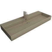 Resim Bocchi Milano Etajerli Lavabo 120 Cm Mat Kaşmir 1394-011-0126 