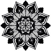 Resim Byr002 Çiçek Deseni Tip 1 40x40 Cm Efsngrck 