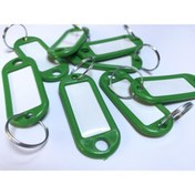 Resim Genel Markalar Plastik Anahtarlık 100 Adet Yeşil Renk Isimilik Kimlik Anahtarlık 