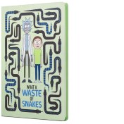 Resim RICK AND MORT SERT KAPAK BUTIK DEFTER YILAN KREM 