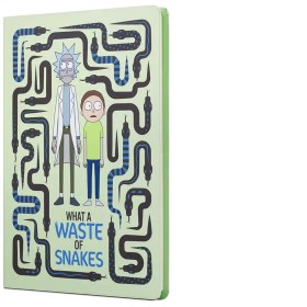 Resim RICK AND MORT SERT KAPAK BUTIK DEFTER YILAN KREM 