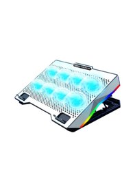 Resim Skygo Zr S608 Rgb 8 Fan Metalik Laptop Suğutucu 