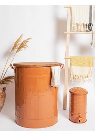 Resim The Mia Prizma Çamaşır Sepeti Terracota 54x43x35 Cm Diğer 