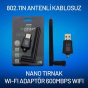 Resim Steep Solid 802.11n Antenli Kablosuz Nano Tırnak Wi-fi Adaptör 600mbps Wıfı 