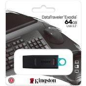 Resim Kıngston DTX/64GB Datatraveler Exodia 64GB USB 3.2 USB Bellek 