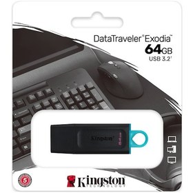 Resim Kıngston DTX/64GB Datatraveler Exodia 64GB USB 3.2 USB Bellek 