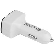 Resim 4'ü 1 Arada Çift Usb 2 Bağlantı Noktalı 3.1a Ipod Telefon Mp3/4 Kamera İçin Araç Şarj Adaptörü 