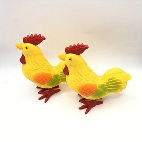 Resim 1 adet Sevimli ve Eğlenceli Atlama Tavşanı Oyuncak - Rulo Mekanizması, Canlı Sarı ve Turuncu Tasarım, Plastik Eğitici Oyuncağı Küçük Çocuklar İçin, Partiler ve Hediyeler İçin Mükemmel 