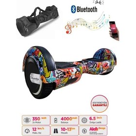 Resim Citymate Elektrikli Kaykay Hoverboard Akıllı Denge 6.5 Inch + Hoverkart + Çanta Extrem Paket D11 