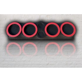 Resim Oduncu Tuning Üniversal Midrange Pandizot Siyah Renk Kırmızı Lens’li (4x16cm + 2x10cm için) 