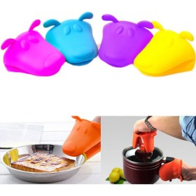 Resim Mena Rise Fırın Eldiveni Silikon Kaymaz Su Geçirmez Yanmaz Silikon Eldiven 