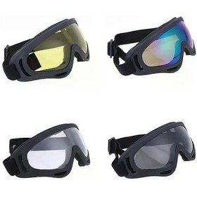 Resim Uv400 Rüzgar Geçirmez Gözlükler Motosiklet Gözlükleri Kış Kar Motoru Motokros Güneş Gözlüğü Paten Sporları Toz Geçirmez Sürüş Gözlüklerimultı 