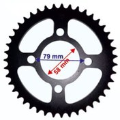 Resim Bajaj Pulsar Ns 150 Arka Dişli 428-43T Iç 58 Mm 4 Delikli 