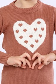 Resim Cloudy Kids Kız Çocuk Regular Fit Basic Triko Kazak 